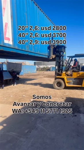 Containers en stock!! Seleccionados y nacionalizados! | AvanzaryConcretar