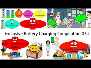 Exclusive Battery Charging Compilation 03 । Low Battery Charging Animation ।