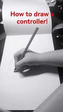 how to properly draw an xbox controller! (only for gaming fans!)