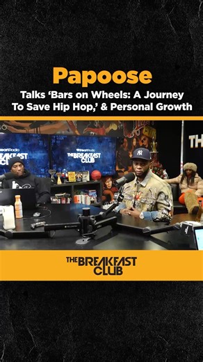 The Breakfast Club on Instagram: "🚨 @papoose opens up about his new album, Bars on Wheels: A Journey to Save Hip Hop, and the real reasons he chose to take a lyrical stance to help save hip-hop."