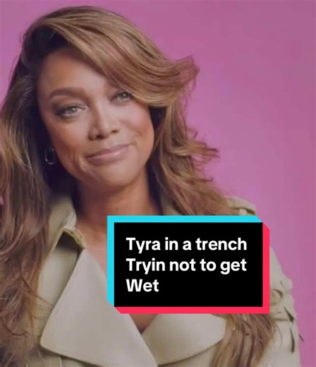 Tyra Banks’ Trench Coat Challenge in the Rain