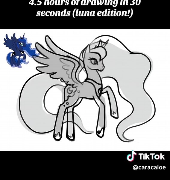 the best pony #mlp #mlpfim #princessluna #speedpaint #digitalart