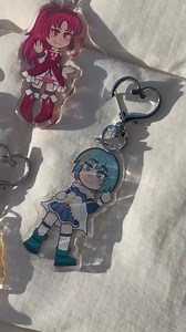 Madoka Magica - Glitter Keychains - Etsy