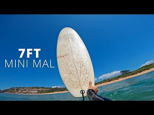 POV SURFING 7FT MINI MAL! (IN 4K)