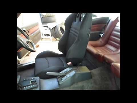 BMW 635CSi....SAAS Seat Install 2.