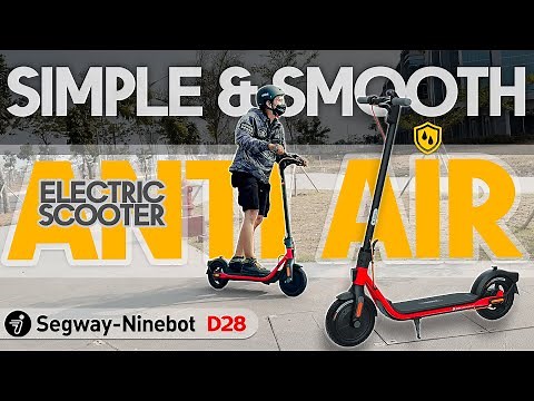 SKUTER LISTRIK SEGWAY NINEBOT D28 KickScooter D SERIES (Review) - Speed Test Electric Scooter