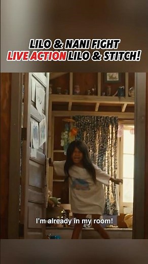 LILO and NANI FIGHT! LIVE ACTION Lilo & Stitch Disney Pixar remake funny clip!