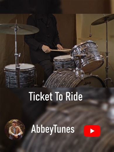 Ticket To Ride - The Beatles - Drum Cover #thebeatles #foryoupage #fypviral #ringostarr #gentebitle #beatlesfans #cover #ludwig #drums #edsullivanshow