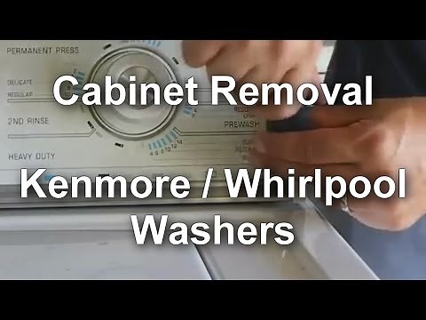 Whirlpool / Kenmore Washer - How to Remove the Outer Case