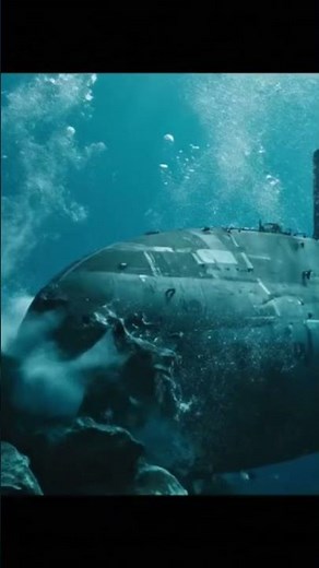 Submarine Collision with Underwater Rocks