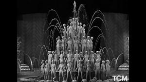The set for the 15-minute "By a Waterfall" number in FOOTLIGHT PARADE ('33) featured an 80-by-40-foot swimming pool that took up an entire soundstage. Busby Berkeley had the pool lined with glass walls and a glass floor so he could shoot the swimmers from every possible angle. | Turner Classic Movies: TCM