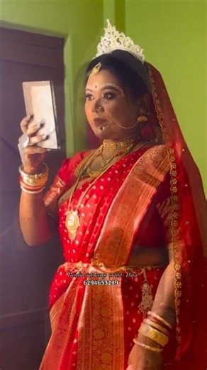 Traditional Bengali Bridal Makeup Tutorial 2025 | Real Bride Look ❤️