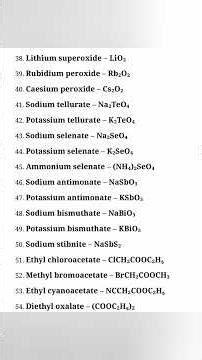 Chemical compound with formula, Chemistry