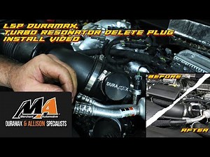 Mechanics Minute: L5P Duramax, Turbo Resonator Delete Plug Install