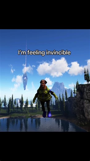 I’m feeling invincible in Ark #arksurvivalevolved #fyp #funny | ark survival evolved