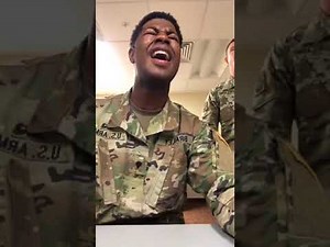 US Soldiers singing "Amazing Grace". #ARMYSTRONG