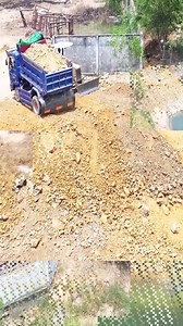 55K views · 719 reactions | Perfect Teamwork! Bulldozer & Dump Truck Work Together on Pond Filling | Dozer Powerful | Facebook