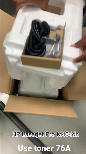 HP LaserJet Pro M404dn Unboxing