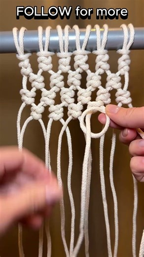 Easy Macramé Net Tutorial | “Popcorn” Pattern