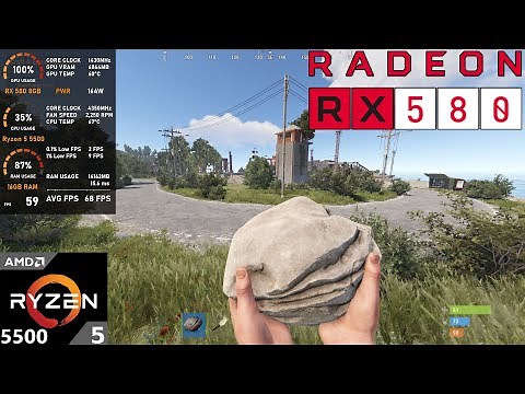 RX 580 8GB : Rust (Tested in 2024)