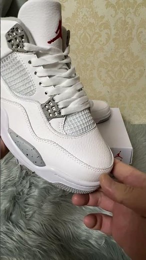 Hot!!! Air Jordan 4 Retro White Oreo Review #jordan4 #jordan4retro #jordan4s #jordan4whiteoreo