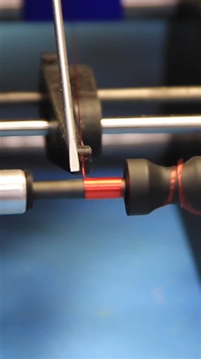 LarryBuilds on Instagram: "3D printed electromagnet coil winding machine I’ve designed to help manufacture coils that actuate my flip dot display. #engineering #3dprint #electronics #maker #flipdot #manufacturing #homemade #mechanical #design"