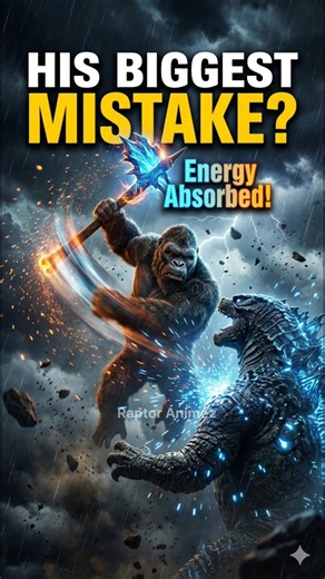 Godzilla’s Biggest Mistake in Godzilla vs Kong? 😳 #shorts #raptoranimez #monsterverse