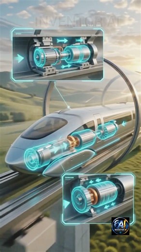 How Can Hyper loop Travel Without Wheels? 🚄🤯.shorts