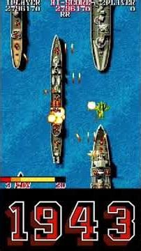 1943ミッドウェイ海戦 ！！最強の戦艦大和100％完全撃破パターン！！CAPCOMの名作シューティングゲームに挑戦！！