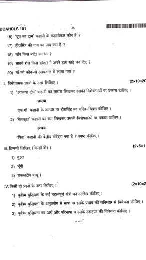 BCA Inportant question hindi | BCA Exam | BCA question Hindi | BCA previous Year Question