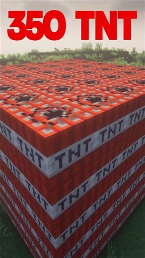 This TNT Explosion is INSANE 💥 #minecraft #shorts #gaming