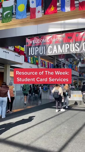 Introducing the resource of the week! Student card services or as us Jags like to call it, the Crimson Card Office! #studentID #crimsoncard #IUPUI #campus #admissions
