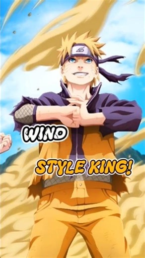 “The True King of Wind Style in Naruto🔥”#naruto