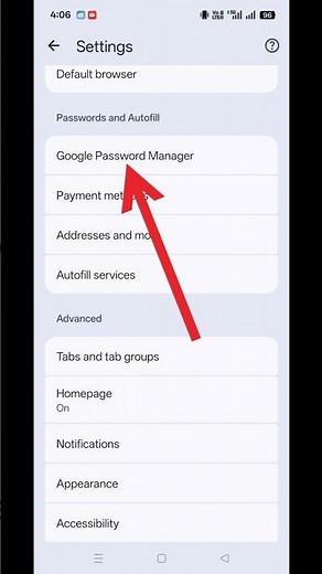 chrome save password setting //save passwords