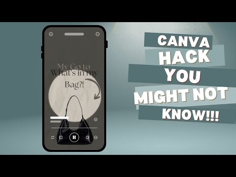 canva tutorial| easy step by step| Spotlight Effect| whats in my bag| canva tutorial for beginners|