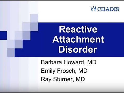 Reactive Attachment Disorder