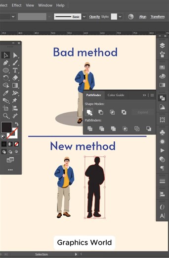 Perfect methode for shadow🥰 #design #illustrator | Graphics World