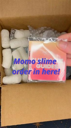 Momo slimes unboxing + texture preview ASMR