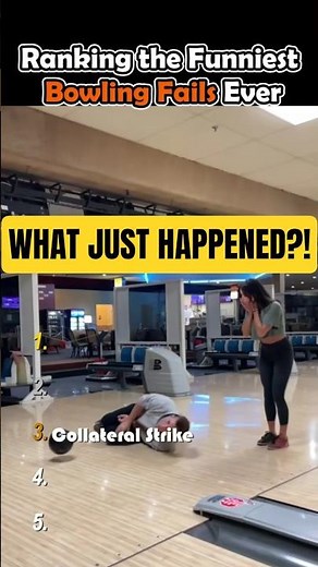 Ranked: The Craziest Bowling Fails of All Time! #shorts #funny