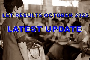 LET RESULTS OCTOBER 2022 – UPDATED RELEASE DATE