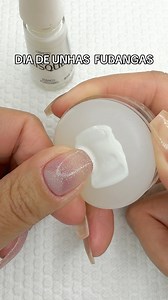 34K views · 1.1K reactions | Unhas bregas com francesinhas e glitter 嵐 #unhaslindas #manicure #esmaltes | Larissa Leite Unhas | Facebook