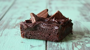 Chocolate Mint Slice Brownies