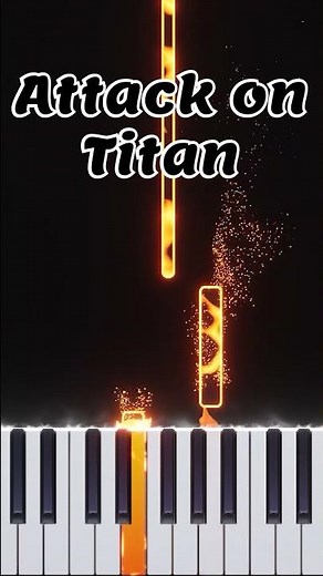 Bauklötze - Attack on Titan - Easy Piano Tutorial #piano #tuto