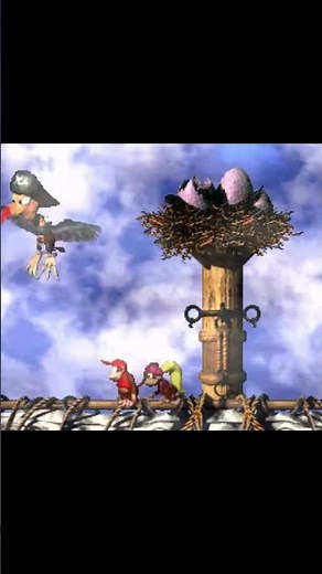 Donkey Kong Country 2: Diddy's Kong Quest Boss Krow #donkeykong #longplay