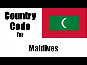 Maldives Dialing Code - Maldivian Country Code - Telephone Area Codes in Maldives