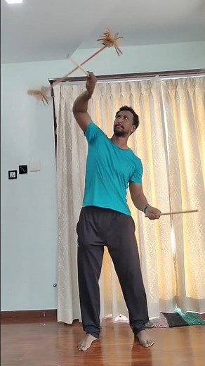 Devil stick act. Infinity motion#devilstick #flowerstick #actorgokulnath #juggling #gokulnathskills