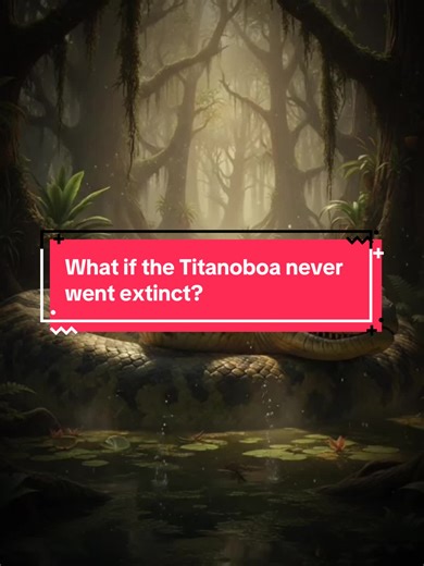 What if the Titanoboa never went extinct? #creepy #animals#titanoboa #snake #anaconda