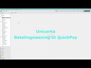 Uniconta betalingsløsning til QuickPay / forudbetaling af ordre som er oprettet i Uniconta.