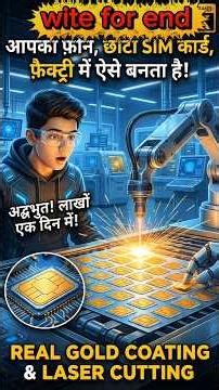 How SIM Cards Are Made in Factory? 😳📱#TechFacts#amezingfacts #facts #short