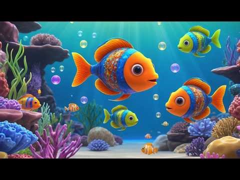 Happy Rainbow Fish 🐠🌈 | Kids Nursery Rhyme | Ocean & Sea Life Song for Toddlers & Preschool